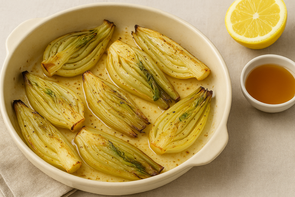 Fenouil rôti au miel & citron
