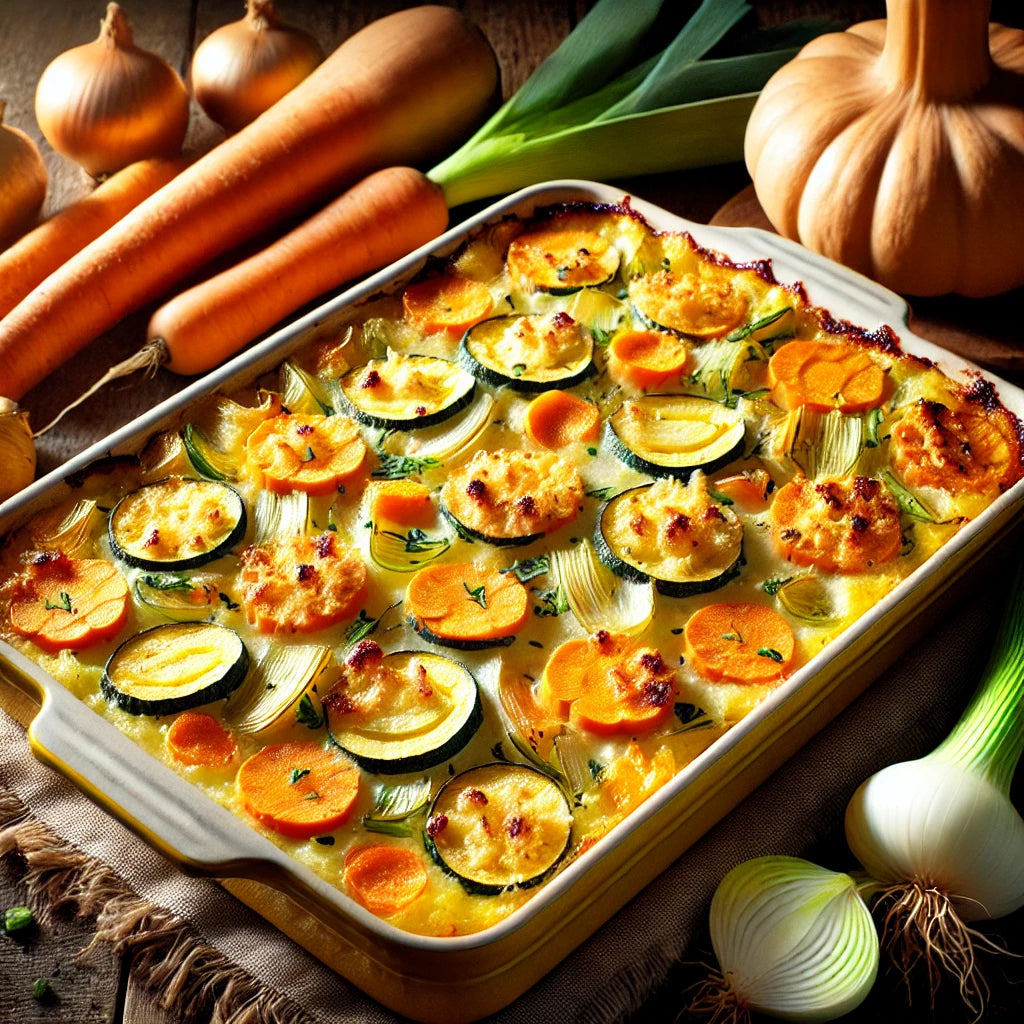 Gratin de légumes d’automne