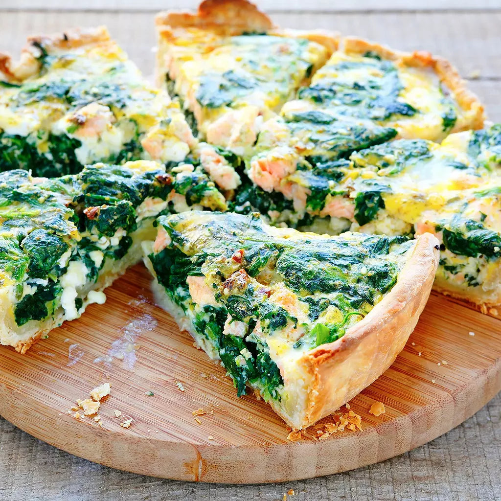 🥧 Tarte aux épinards et échalotes confites